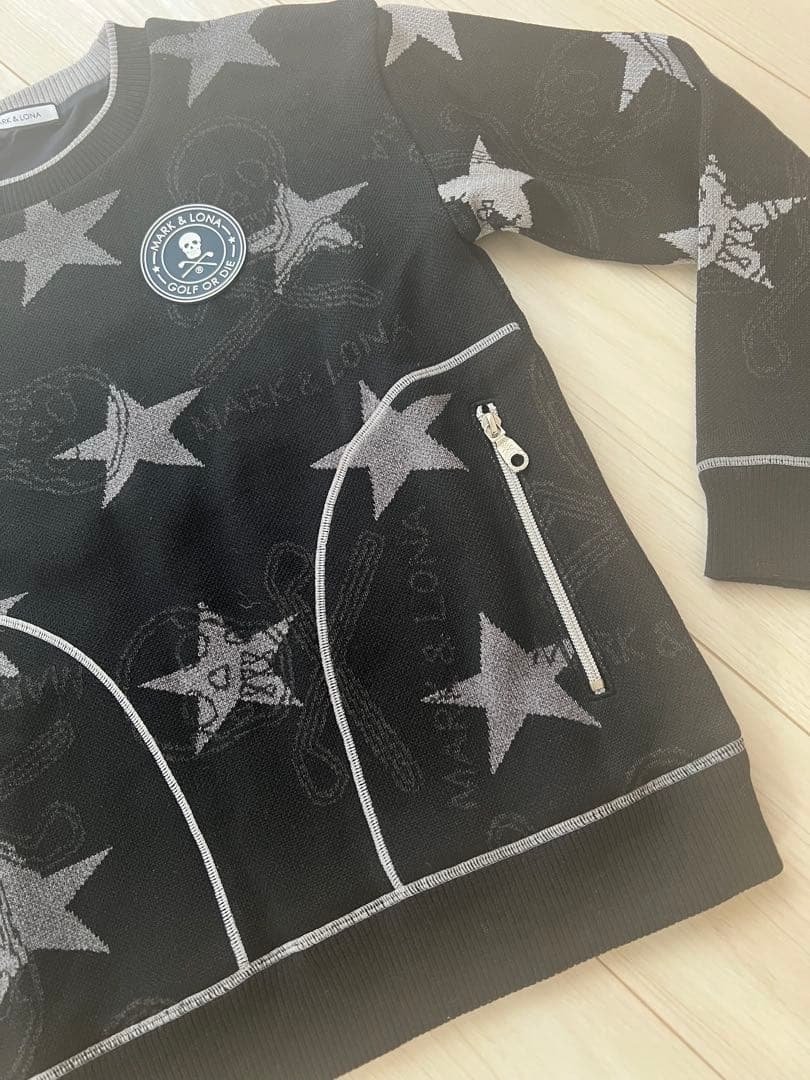 MARK＆LONA　星柄セーター サイズS