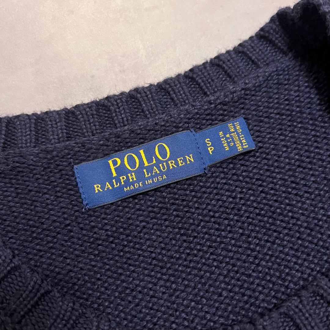 トップス Ralph Lauren American flag knit USA made