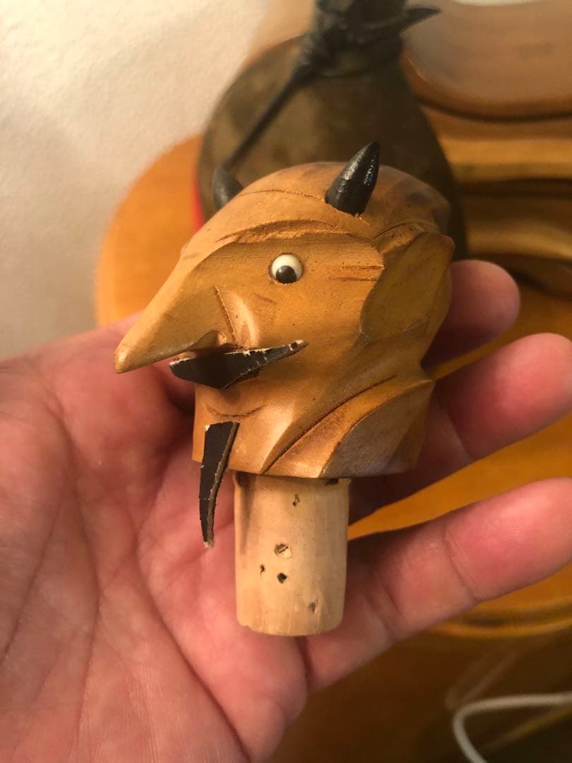 ビンテージ　50s デビル 悪魔　サタン　デカンタ　ミッドセンチュリー レトロ