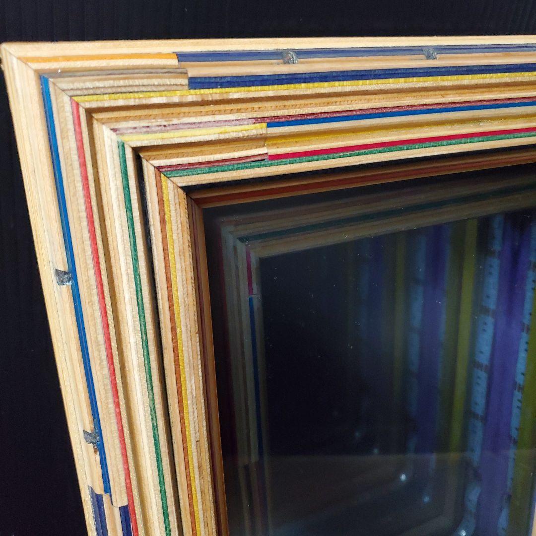 skateboard scrap LED アートフレーム