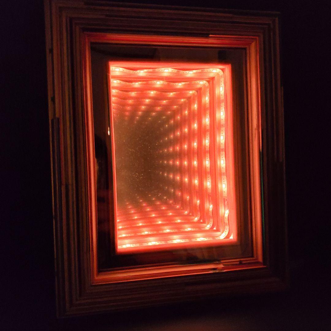 skateboard scrap LED アートフレーム