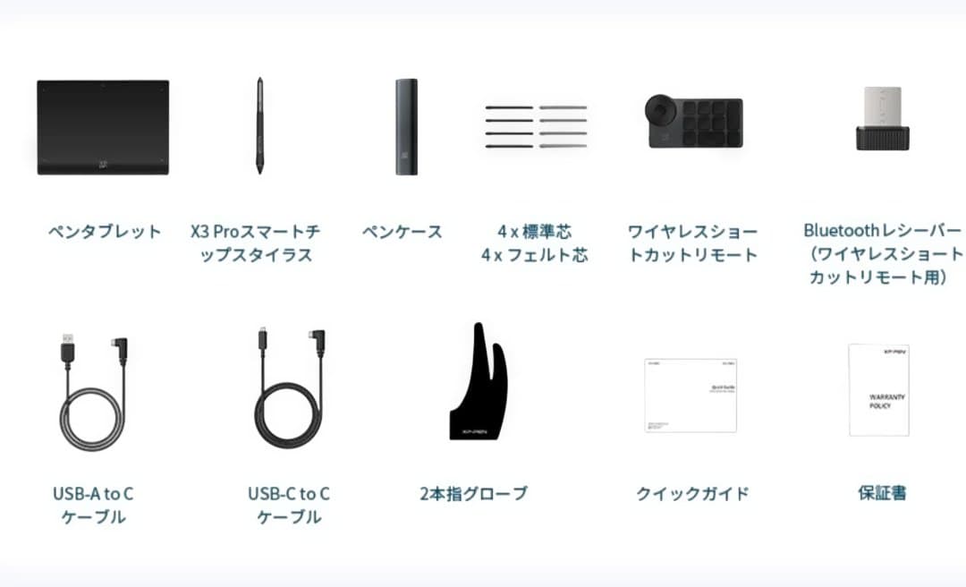 【動作確認済】XPPen DecoProMW（Gen 2）9x6インチ