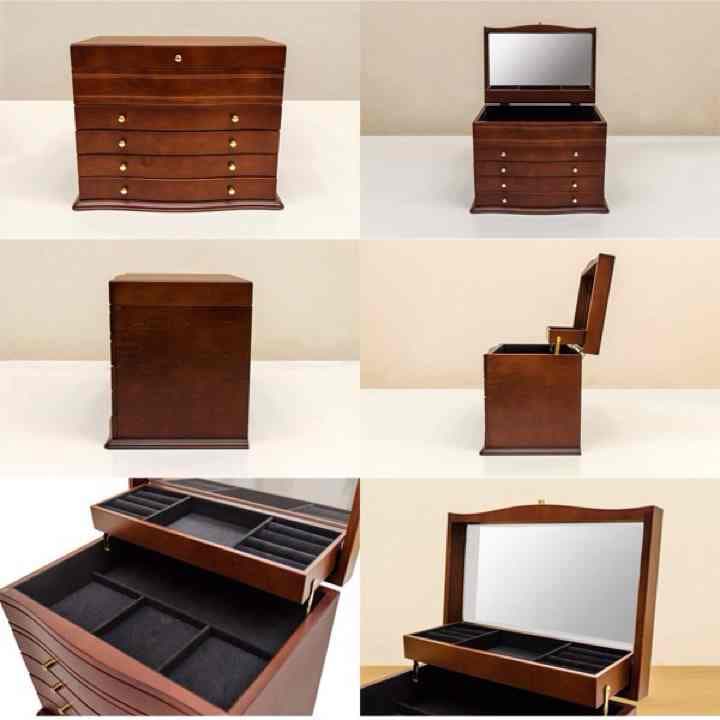 【送料無料】ジュエリーボックス/アクセサリー収納ケース