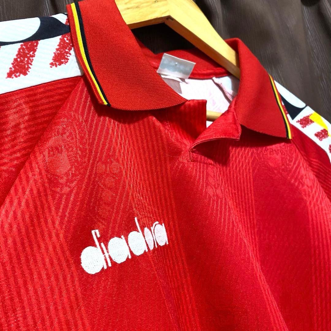 サッカー ユニフォーム 90s ワールドカップ FIFA 赤い悪魔 ベルギー代表