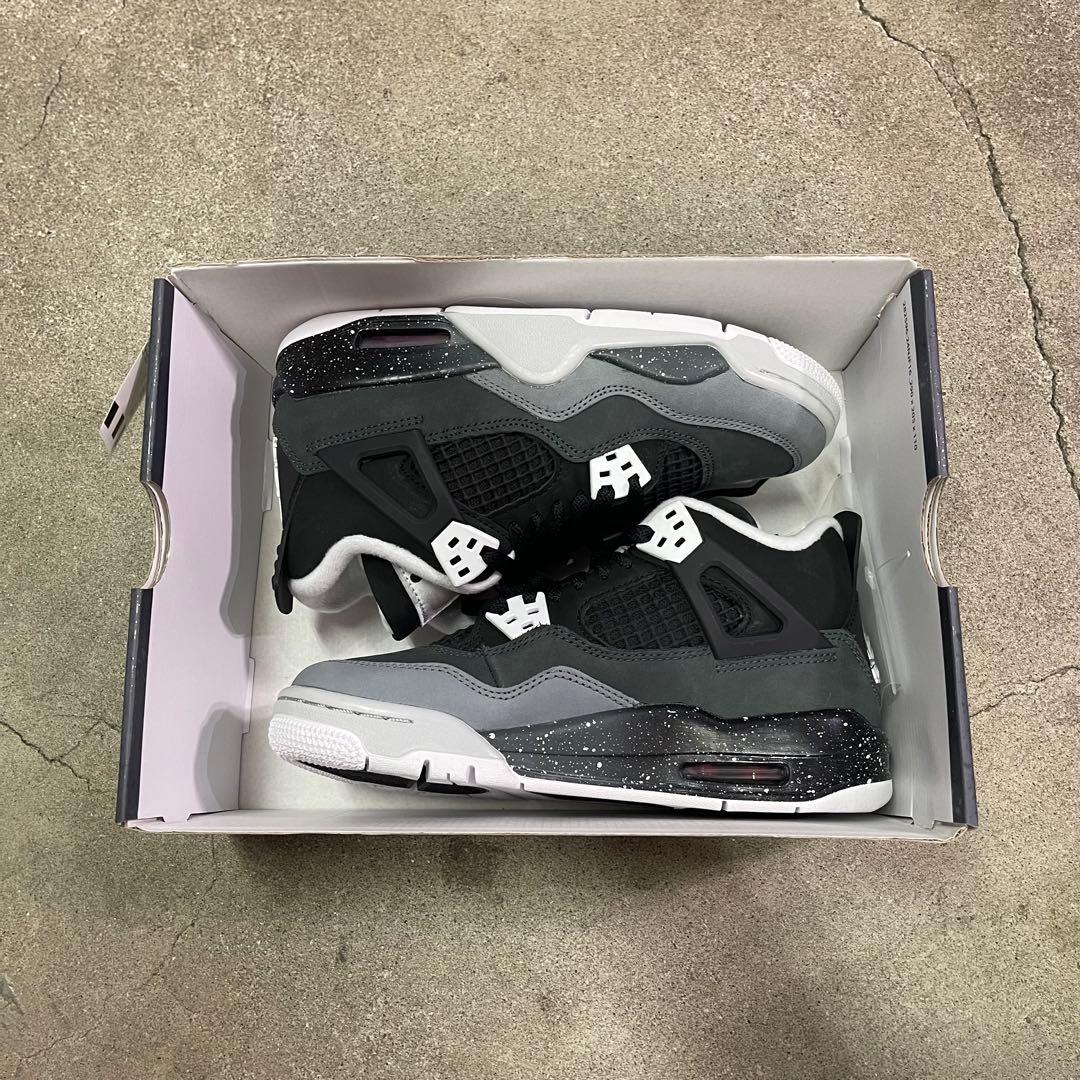 Nike GS Air Jordan 4 Retro \"Fear\" 23.5㎝