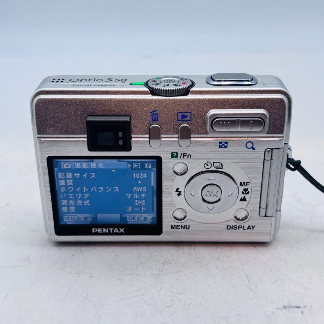 【美品動作確認済み】PENTAX Optio S50 単三電池