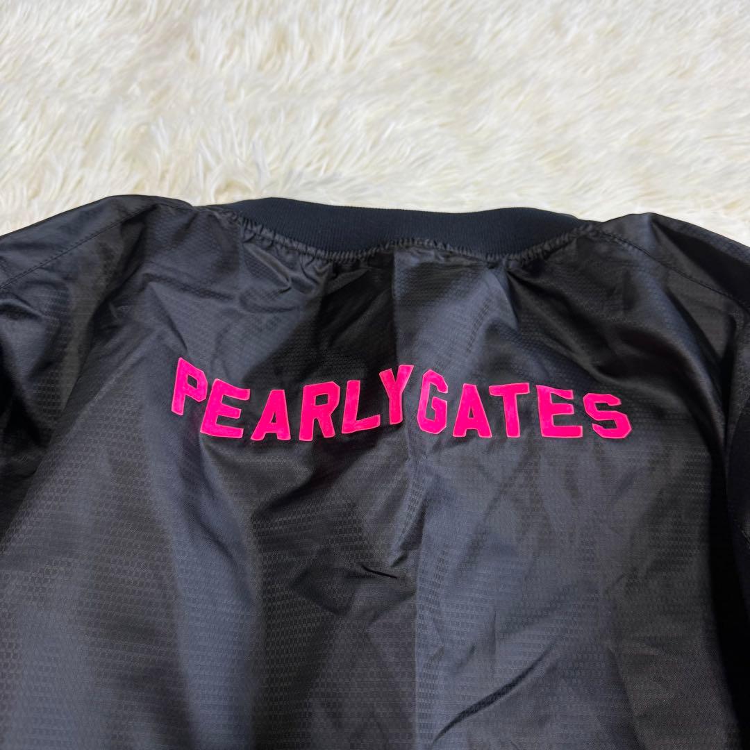 【パーリーゲイツ】美品 スニード ブラック ピンク 2サイズ レディース