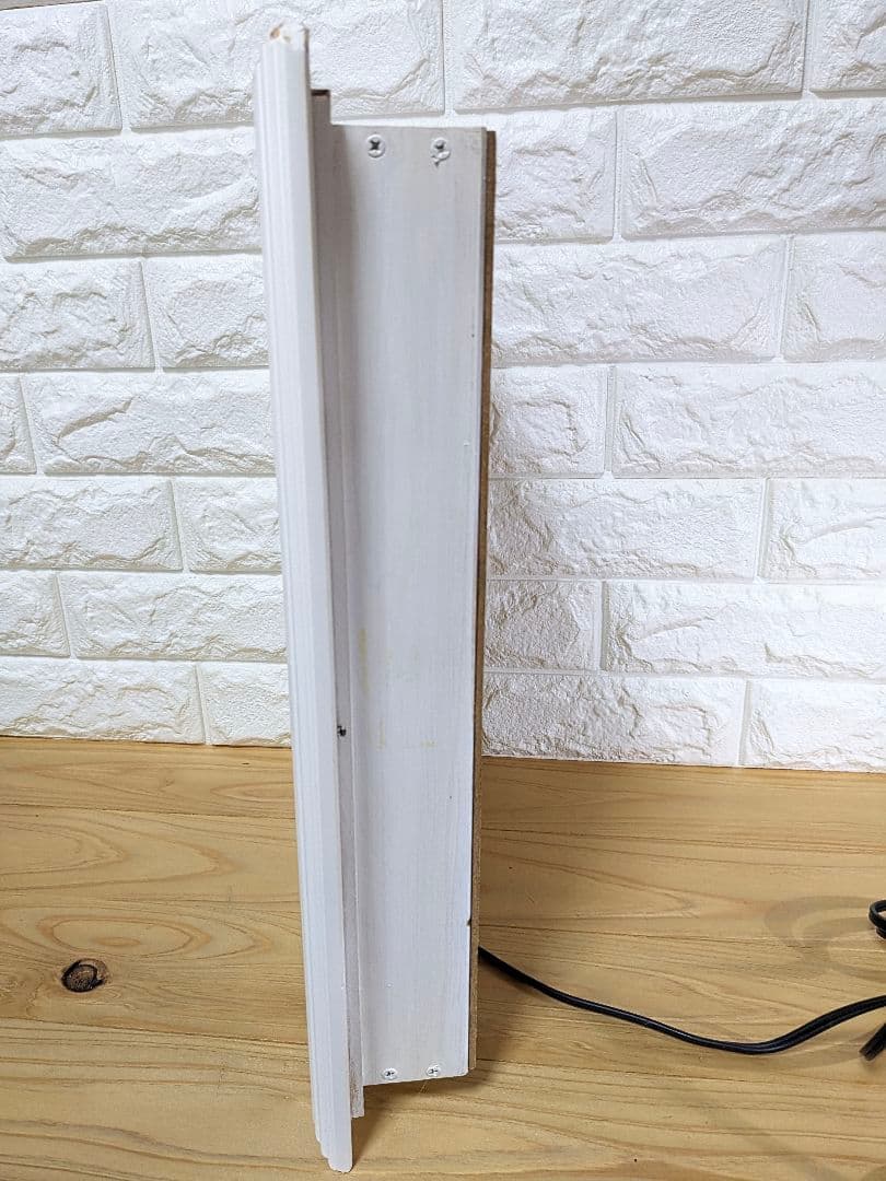 ステンドグラス　壁掛け　額付き　内部電球点灯付き