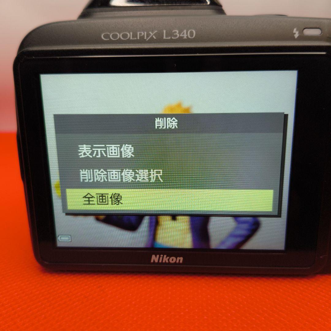 【美品•動作確認済】Nikon ニコン COOLPIX L340 単３電池