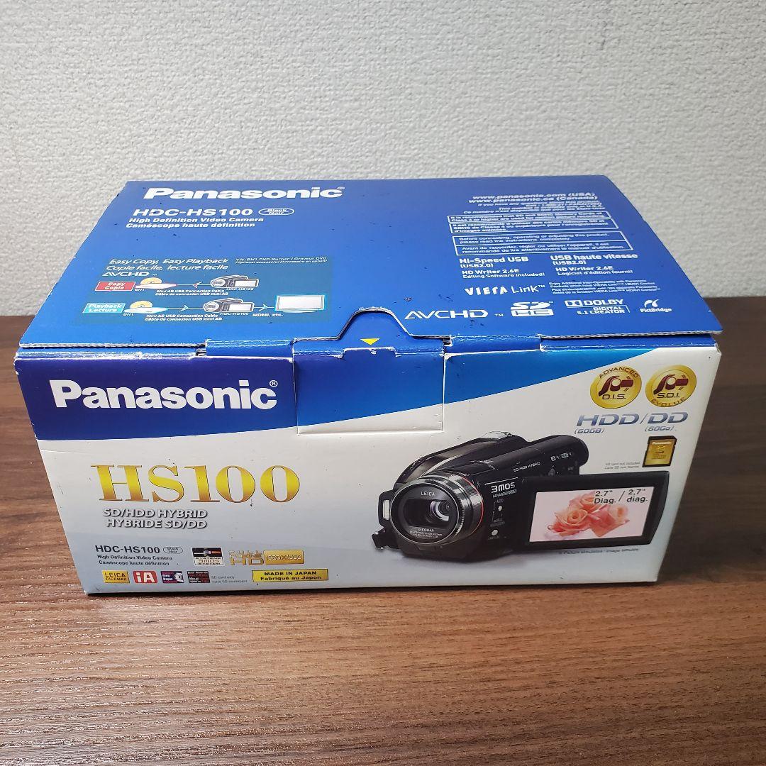 新品未使用PanasonicHDC-HS100 DVDバーナー、カメラバック付