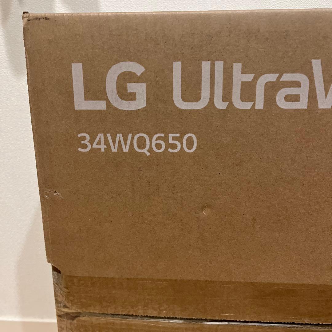 34WQ650-W/34型/UWFHD/IPS/ほぼ未使用