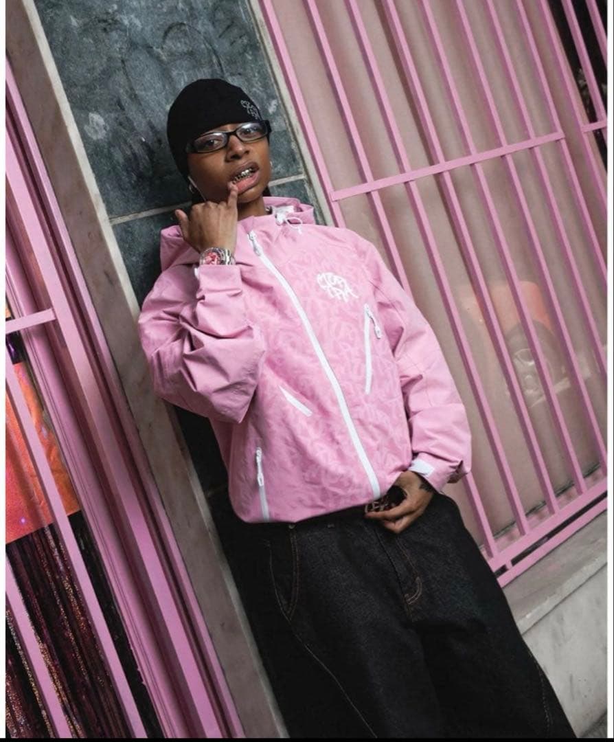 ジャケット・アウター mertra monogram shell jacket(pink)