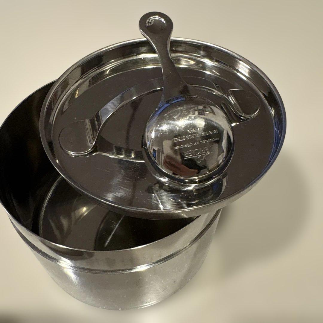 ルピシア(旧レピシエ)LUPICIAステンレス製ティーキャニスター　2個セット