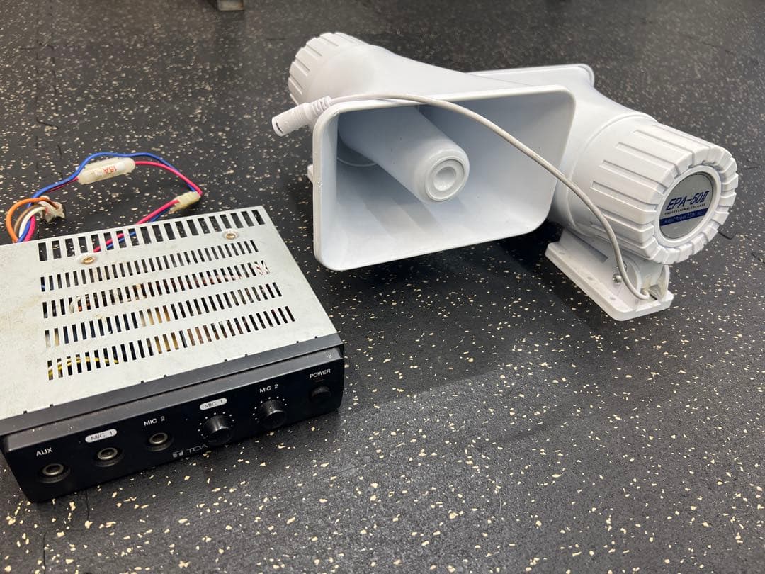 TOA EPA-500 拡声器 2スピーカー