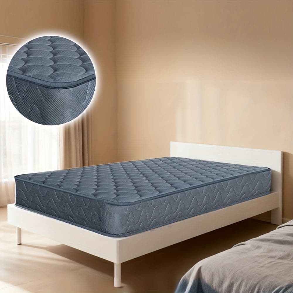 プレミアムスプリング式マットレス 21cm 圧縮包装 快適睡眠 120×195