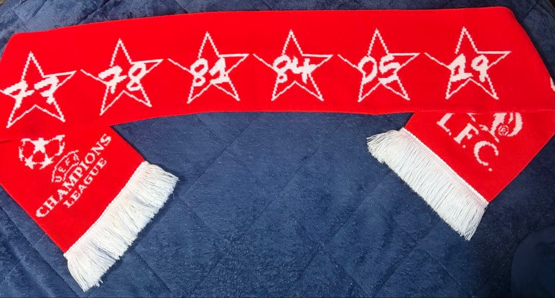 【優勝記念品/日本未発売】 リバプール チャンピオン リーグ　18/19マフラー