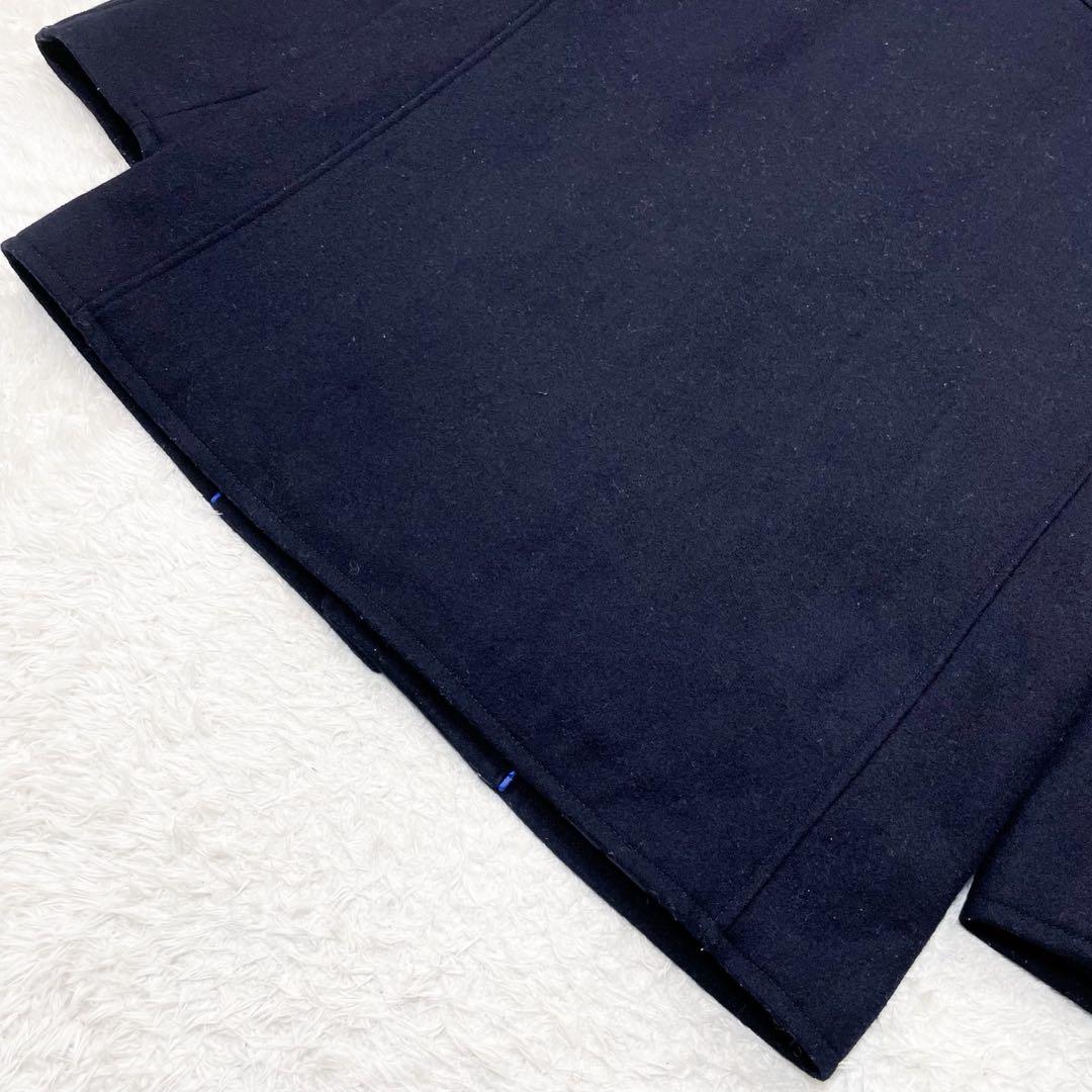 ブルックスブラザーズ ダッフルコート Thermore 中綿 ウール M〜L 紺