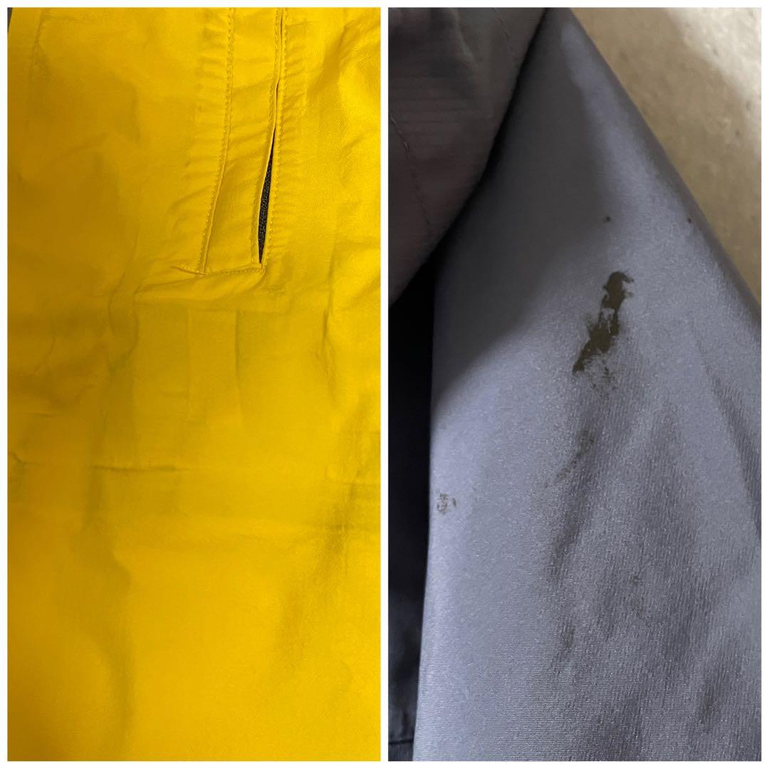 Burtonバートンスキーウェアスノーボードジャケットパーカー紺ネイビー黄色希少