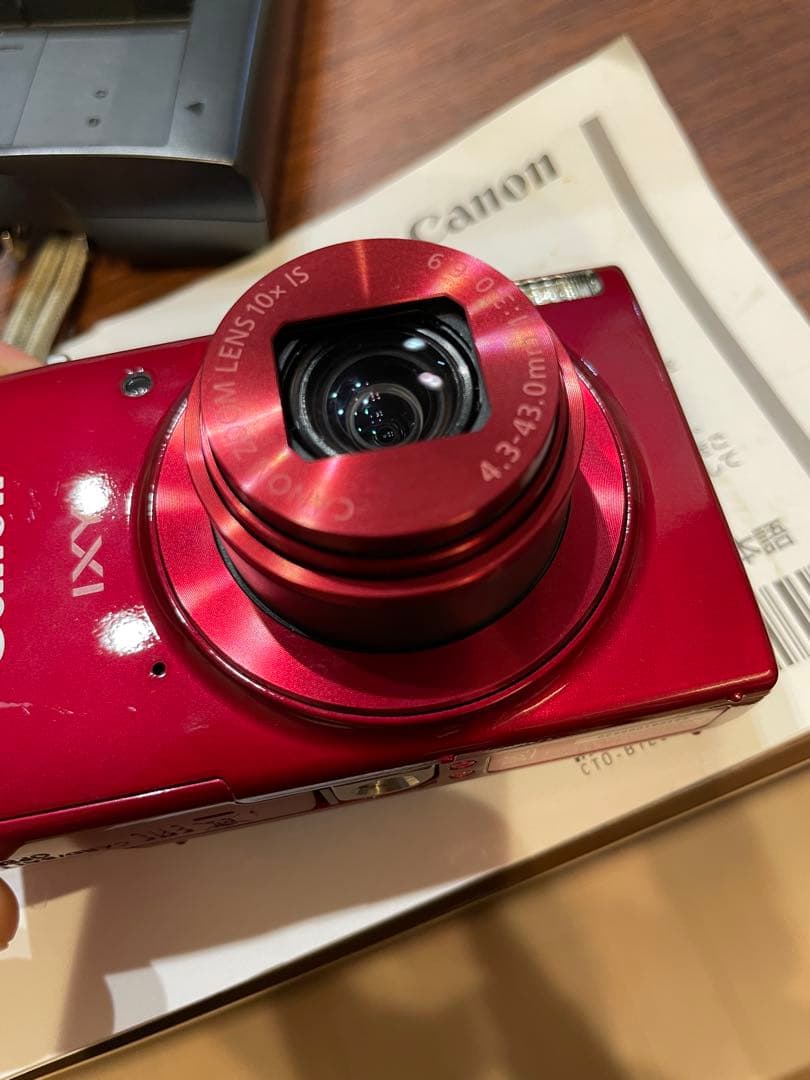 Canon IXY 190　レッド　Wi-Fi搭載　デジカメ　キャノン