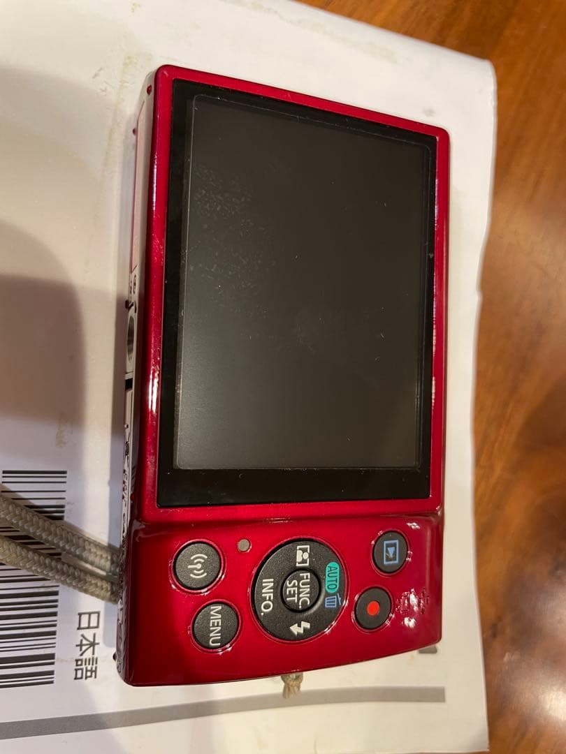 Canon IXY 190　レッド　Wi-Fi搭載　デジカメ　キャノン