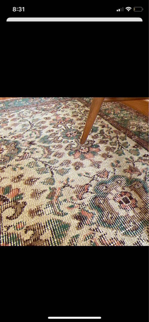 トルコ製ヴィンテージラグ♡アンティークペルシャ中東絨毯オリエンタルエスニック