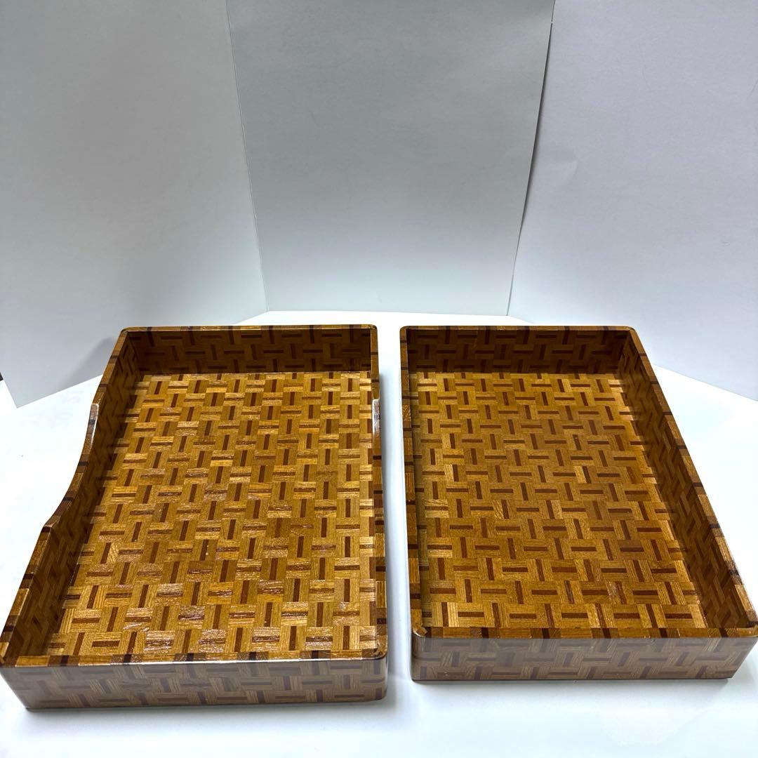 寄木細工 文箱