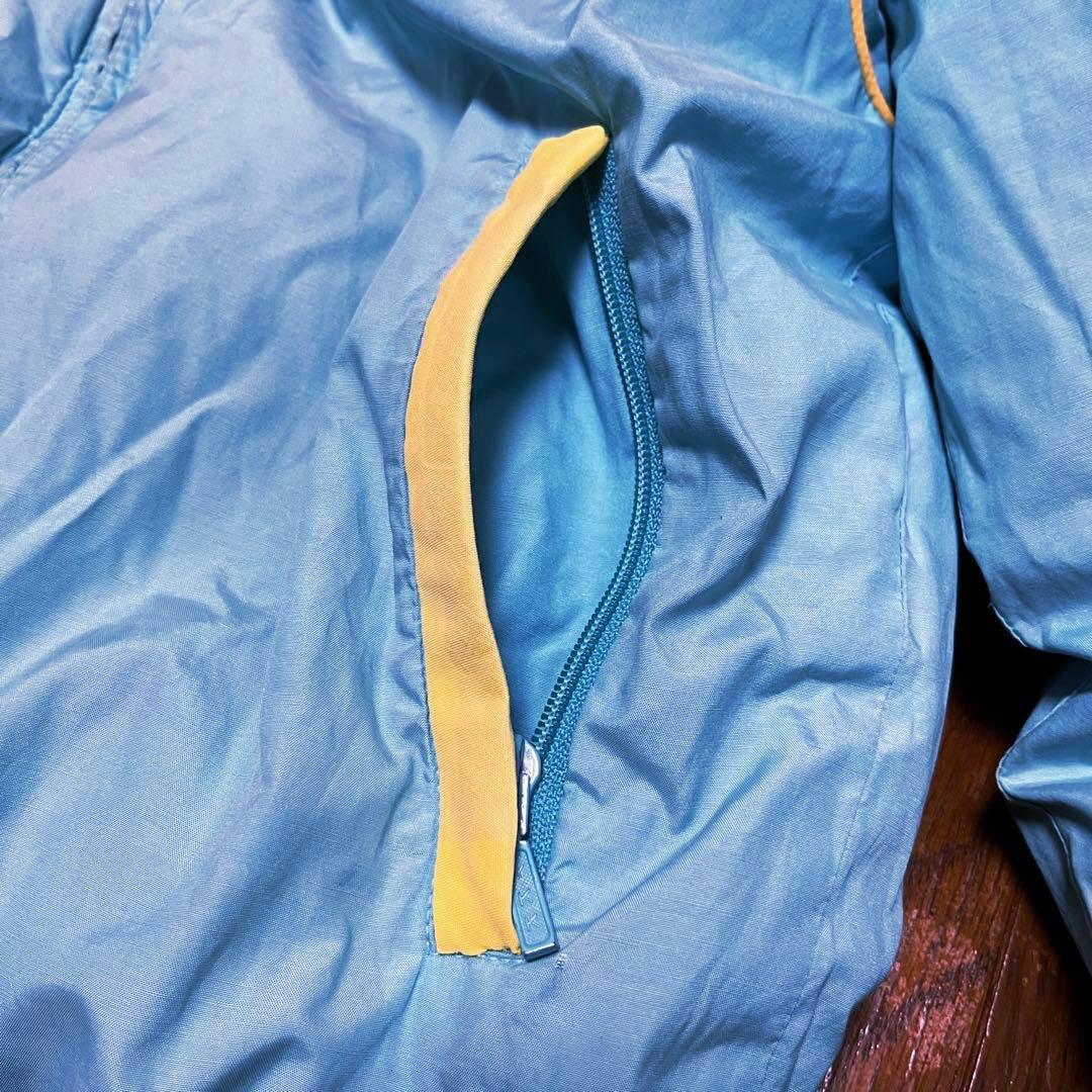 Moncler キッズ リバーシブルダウンジャケット 黄色x水色 日本製