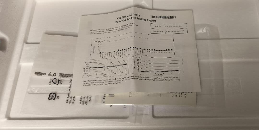 Acer製 27インチIPSゲーミングモニター WQHD 180Hz 美品