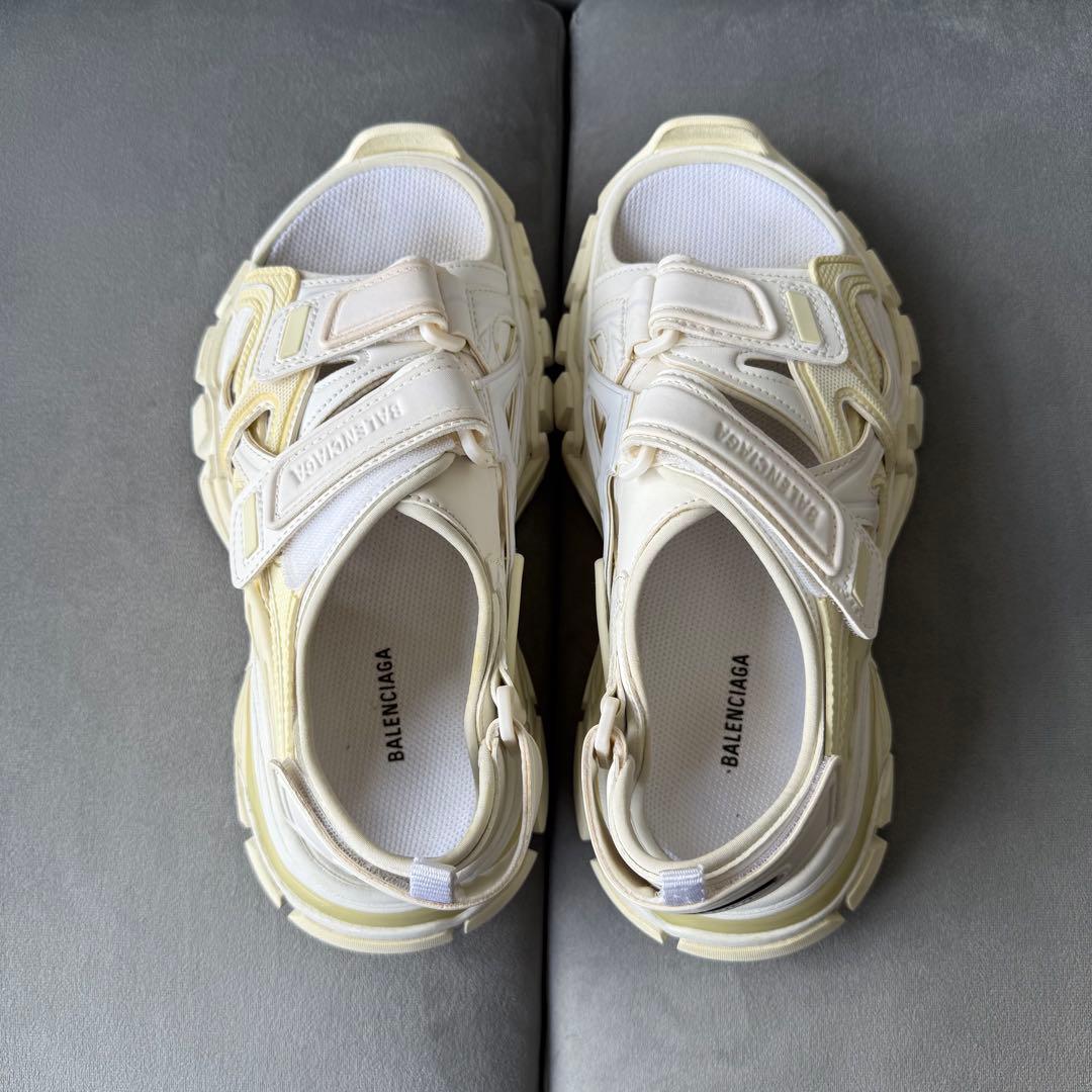 バレンシアガ トラック サンダル 617543 オフホワイト系 35 23cm