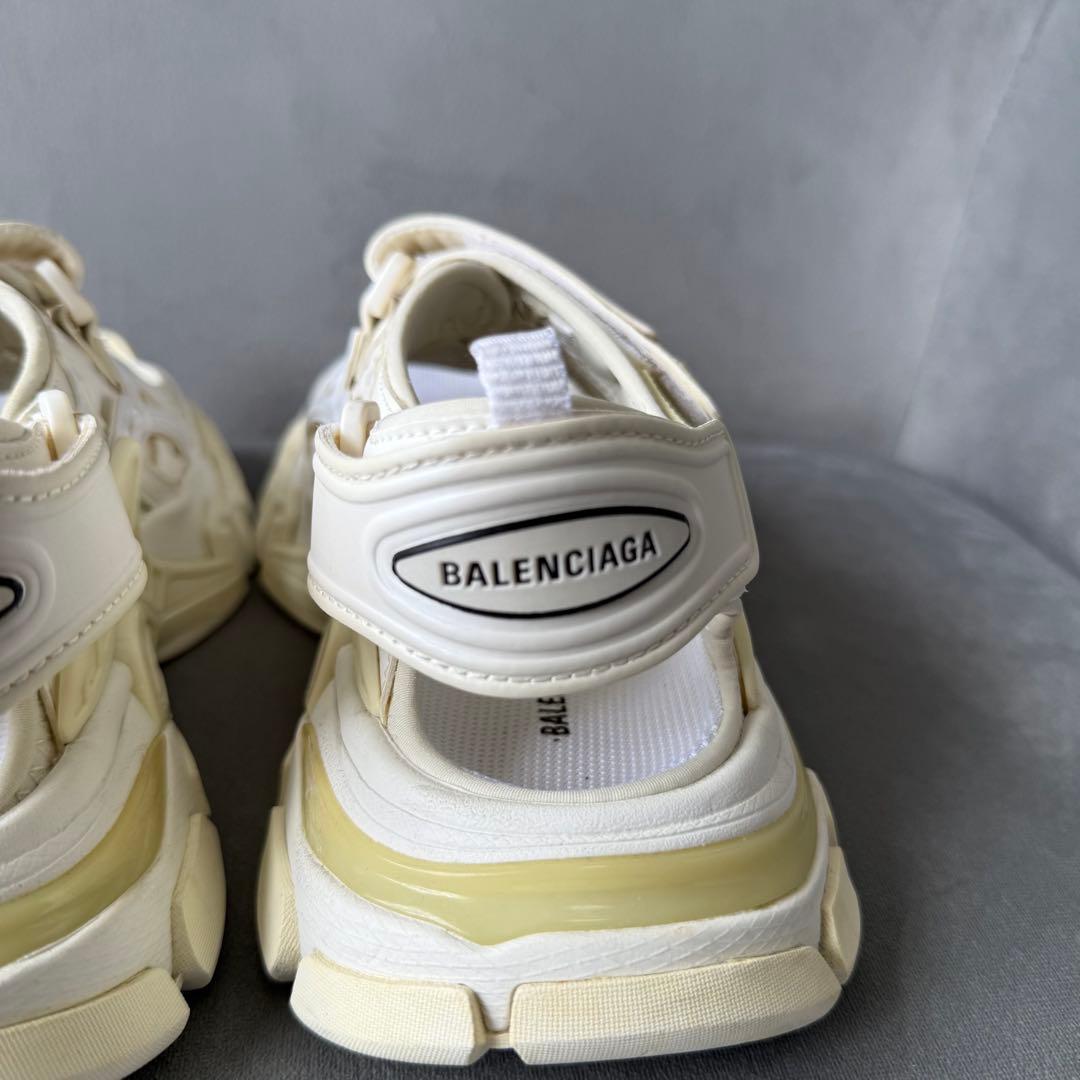 バレンシアガ トラック サンダル 617543 オフホワイト系 35 23cm