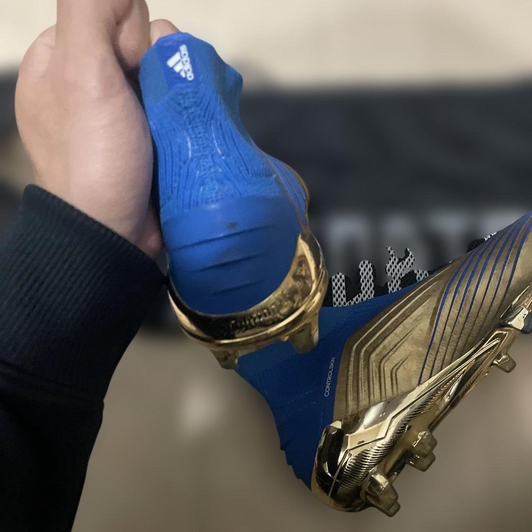 【限定】アディダス　プレデター 25.5cm 紐なし　サッカー　スパイク