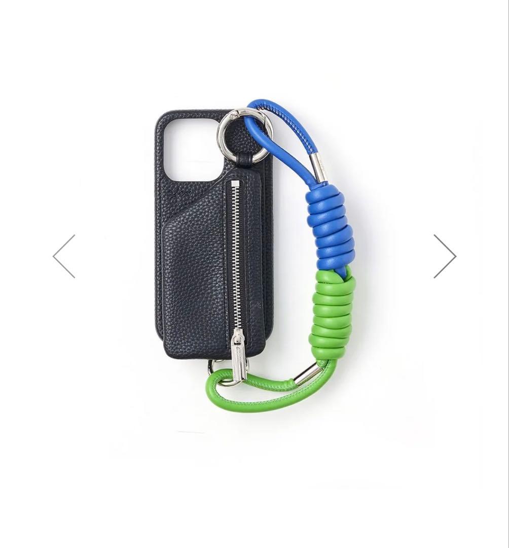【新品未使用・送料込】ajew iPhone15 Pro ケース＋ストラップ