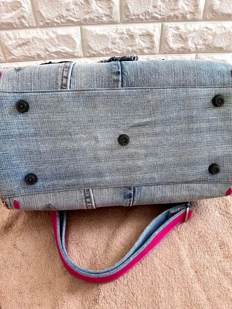 セール！！ドギードリー　デニムキャリーバッグ