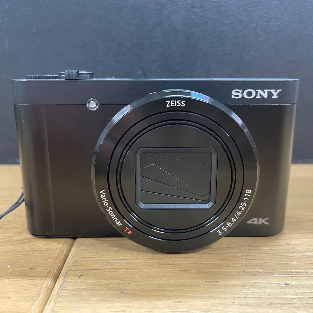 美品 動作品 SONY CyberShot DSC-WX800 ブラック カメラ