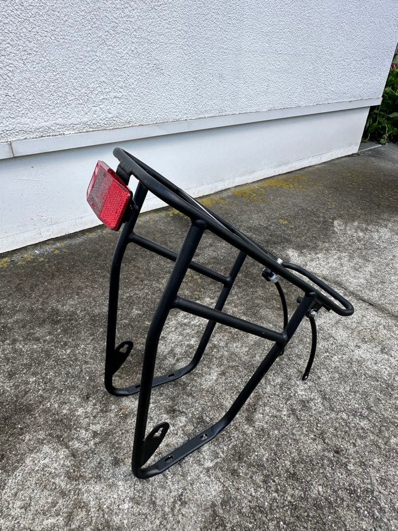 【バキ】美品 あさひ オフィスプレスN 前カゴ付 クロスバイク ベージュ