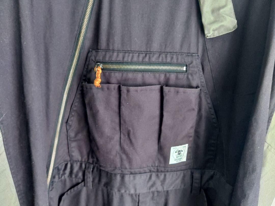 grn outdoor HIASOBI BIG BEN JUMP SUIT 黒