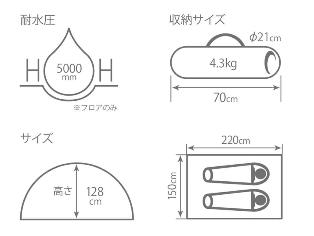 DoD ワンタッチカンガルーテントS (タン) T2-616-TN