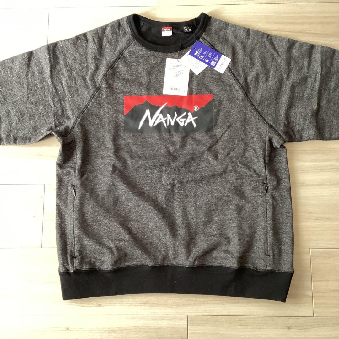 ナンガ　NANGA ECO HYBRID BOX LOGO SWEATSHIRT