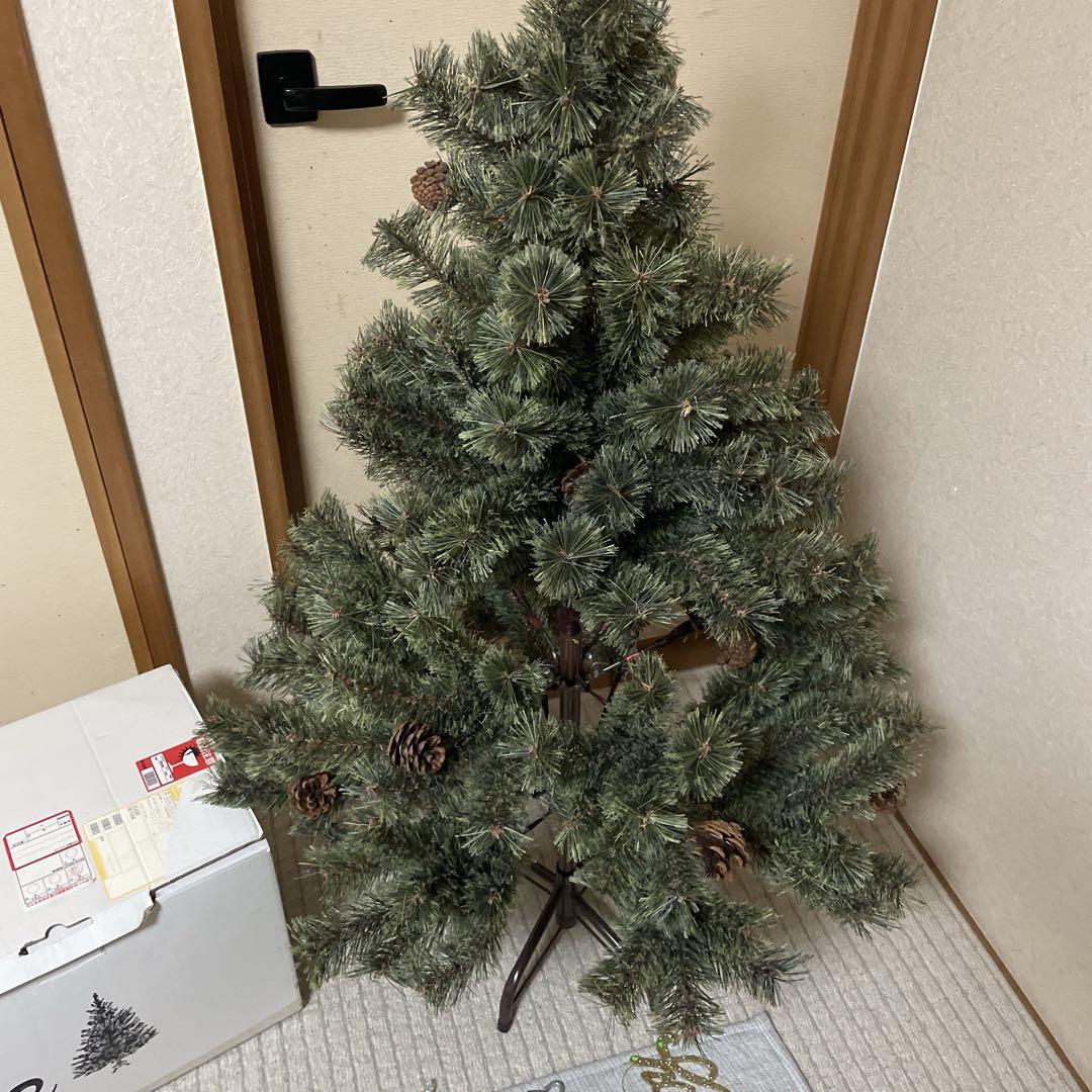 【美品】Alsace アルザス クリスマスツリー　120cm おまけ付き