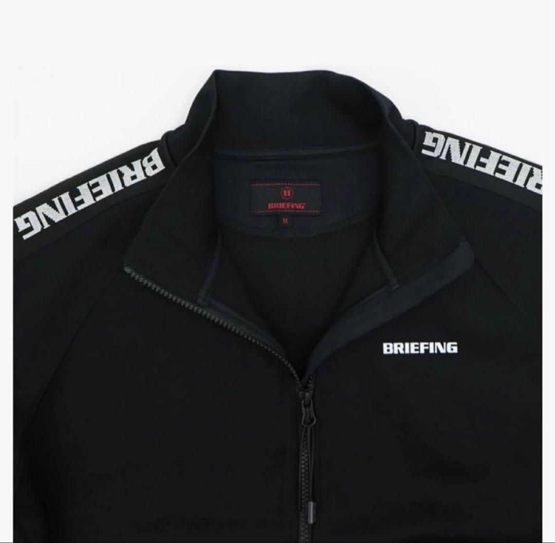 BRIEFINGゴルフ （L）ウォームサイドロゴラインブルゾンブラック新品未使用