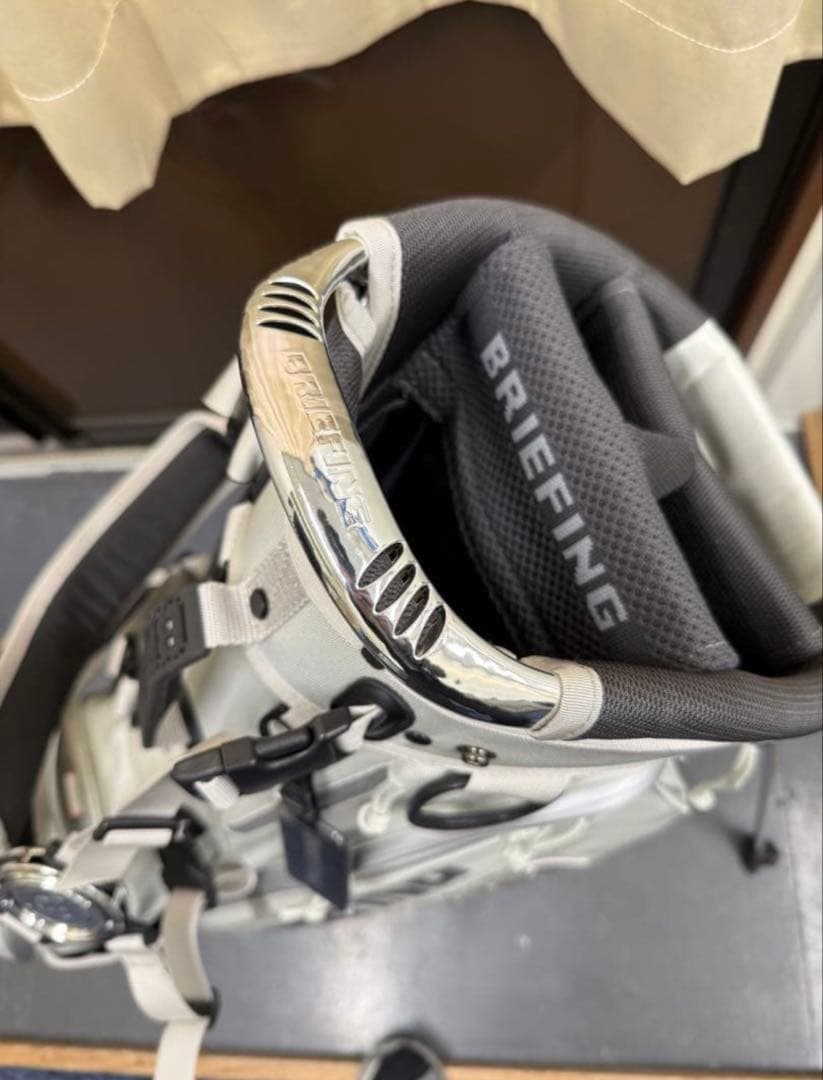 【極美品】BRIEFING GOLF CR-4 #04 メタリックキャディバッグ