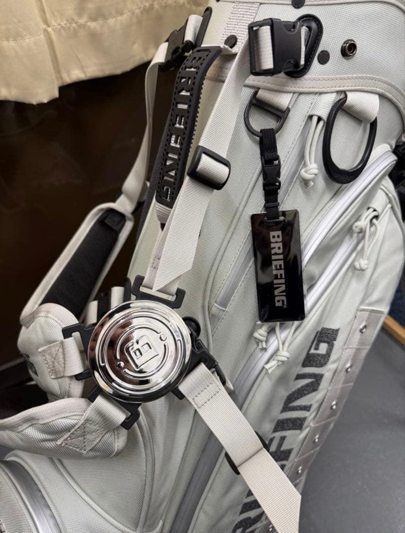 【極美品】BRIEFING GOLF CR-4 #04 メタリックキャディバッグ