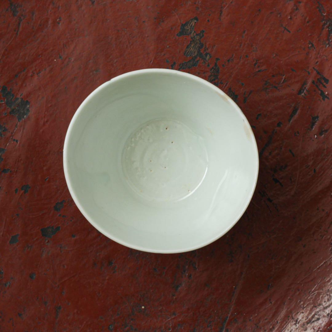 伊万里　古伊万里　草文　蕎麦猪口　江戸　中期　べた底　酒器