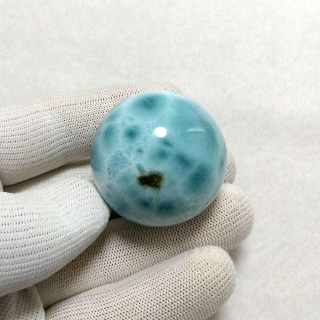 【お買い得】ラリマースフィア　丸玉　置物　原石　お手頃　４０㎜