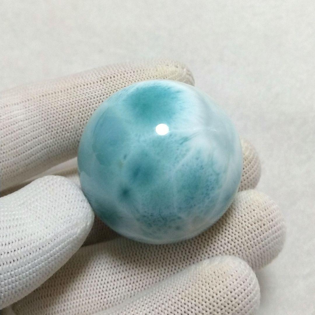 【お買い得】ラリマースフィア　丸玉　置物　原石　お手頃　４０㎜