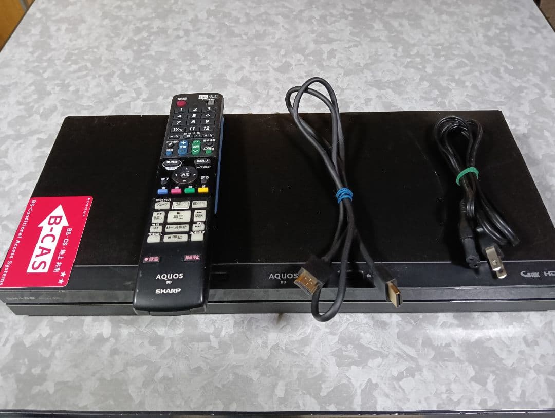 SHARP AQUOS ブルーレイレコーダー BD-NW1000 HDD換装済