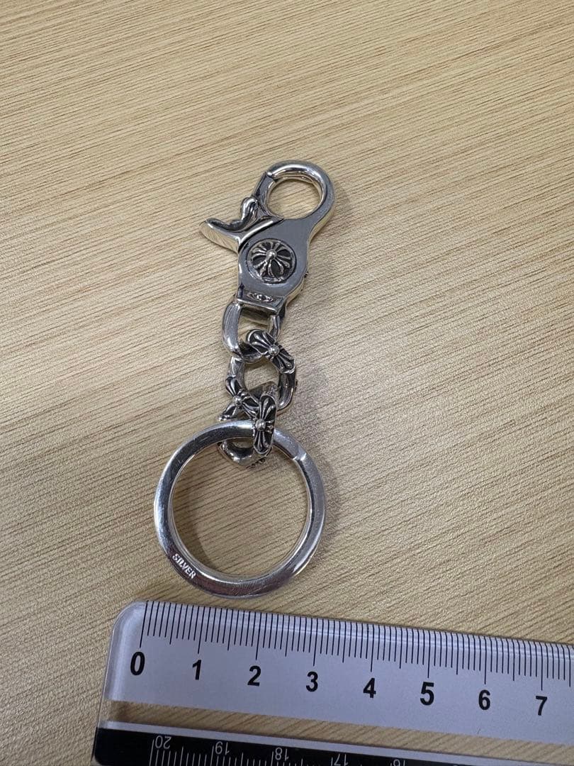 人気 キーリング クロム ブレスレット アクセサリー【匿名配送】ポーチクロス付