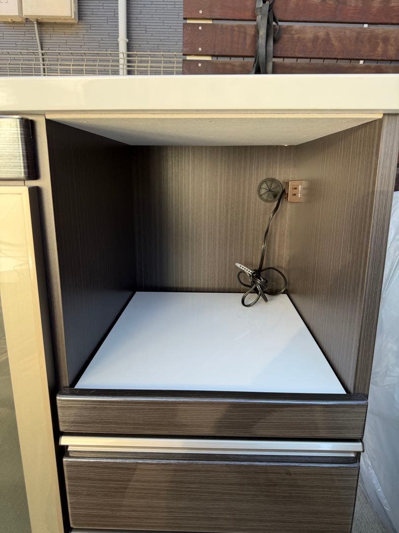 【美品】三幸ジャパン キッチンカウンター レンジボード