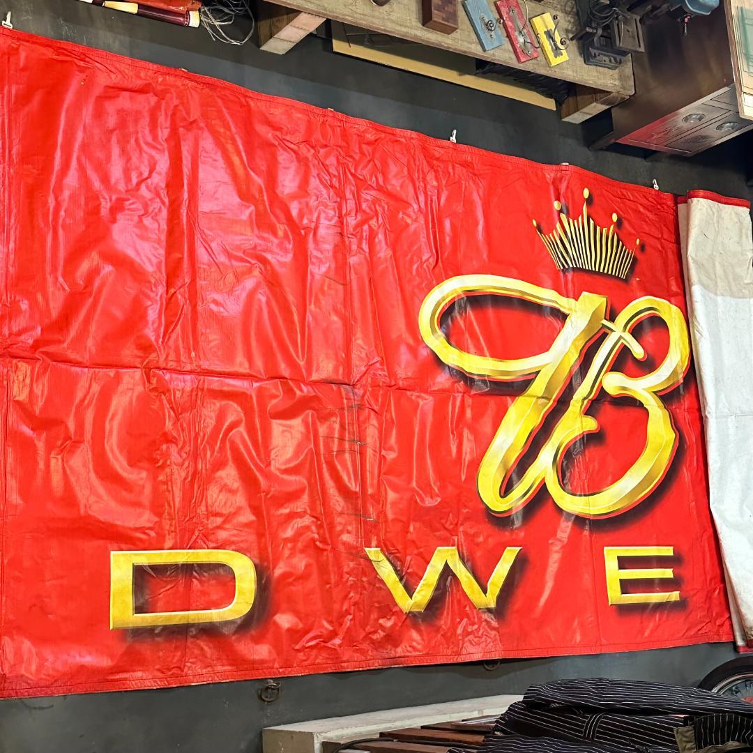 【超巨大・激レア】Budweiser (バドワイザー) 大型バナー 約9.7m