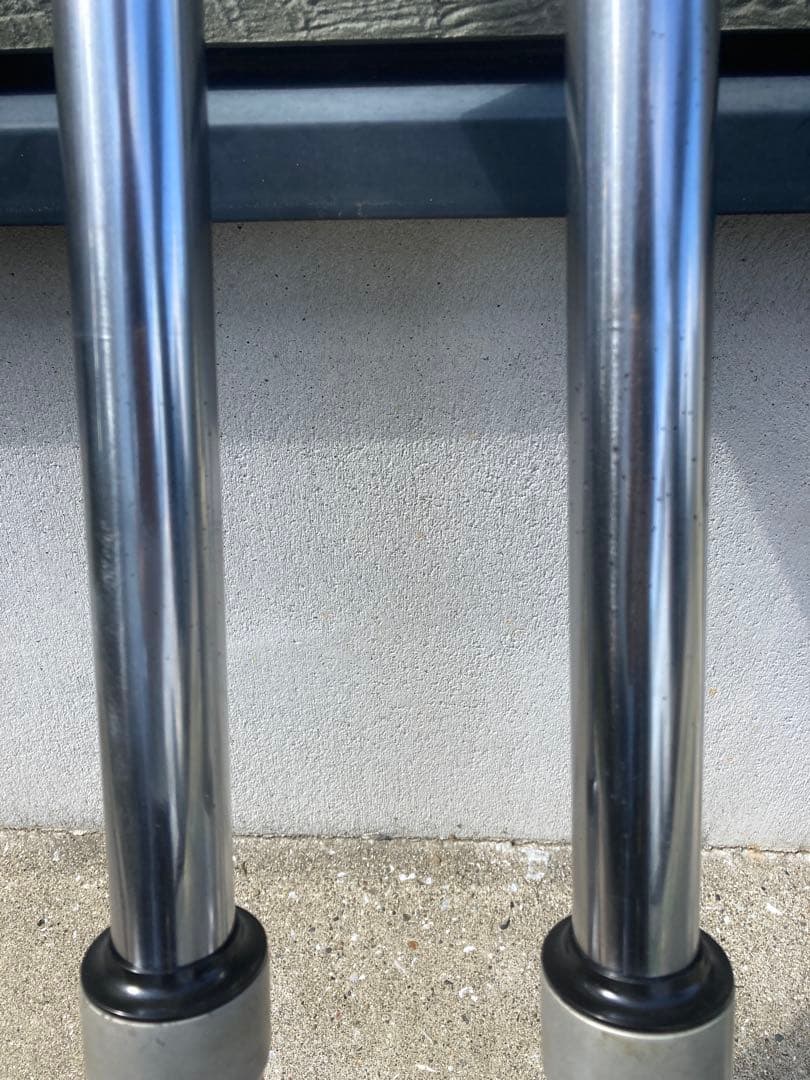 美品 NS-1 フロントフォーク 曲がり確認　シートパイプ加工済 画像　流用